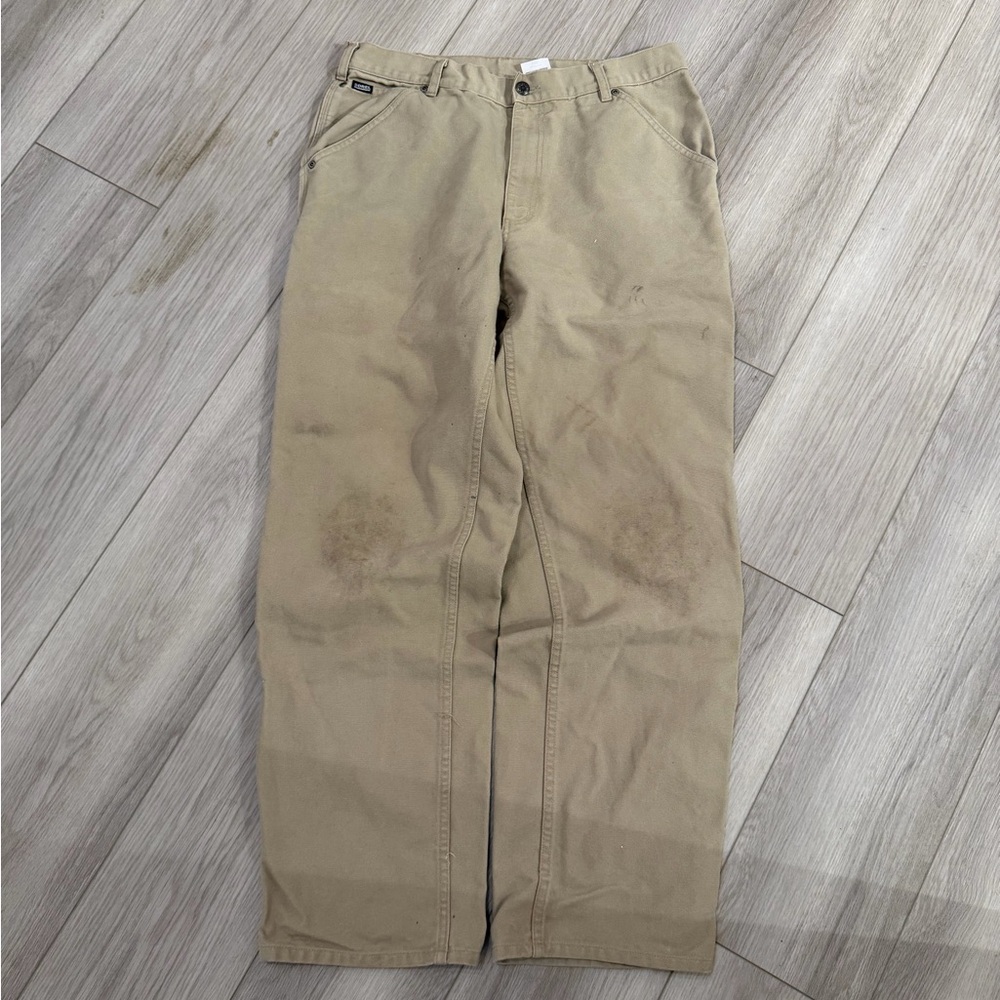 Vintage Sorel tan wide leg workwear jeans